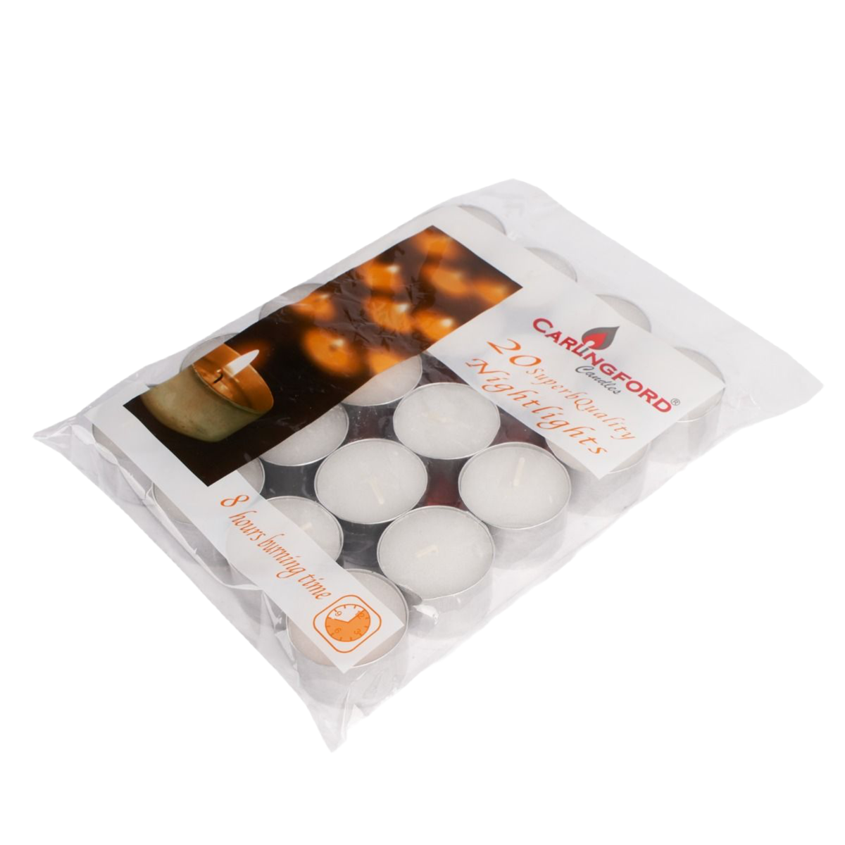 Carlingford 20 Superb Quality Nightlighting Tealights Pack of 20 Carlingford 20 Superb Quality Nightlighting Tealights Pack of 20